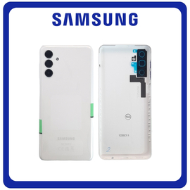 Γνήσια Original Samsung Galaxy A13 5G (SM-A136U, SM-A136U1) Rear Back Battery Cover Πίσω Κάλυμμα Καπάκι Πλάτη Μπαταρίας + Camera Lens Τζαμάκι Κάμερας White Άσπρο GH82-28961B (Service Pack By Samsung)