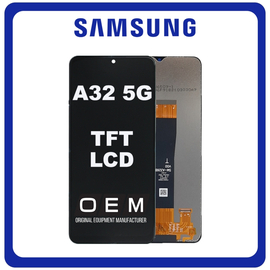 HQ OEM Συμβατό Για Samsung Galaxy A32 5G (SM-A326B, SM-A326B/DS) TFT LCD Display Screen Assembly Οθόνη + Touch Screen Digitizer Μηχανισμός Αφής Awesome Black Μαύρο (Grade AAA+++)
