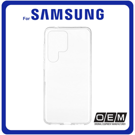 ​Θήκη Πλάτης - Back Cover, Silicone Σιλικόνη Transparent Διάφανο Slim 1 mm For Samsung S22 Ultra 5G