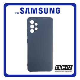 Θήκη Πλάτης - Back Cover, Silicone Σιλικόνη TPU Dark Blue Μπλε For Samsung A32 4G