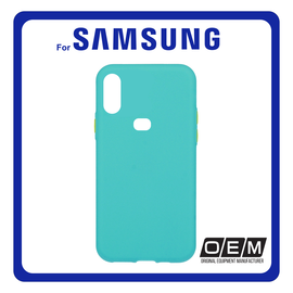 Θήκη Πλάτης - Back Cover, Silicone Σιλικόνη Electro Gold Χρυσό For Samsung Α21S