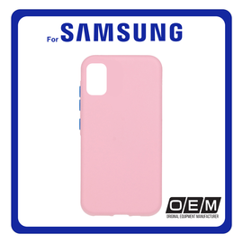 Θήκη Πλάτης - Back Cover, Silicone Σιλικόνη Solid TPU Light Ping Ροζ For Samsung A41