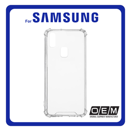 Θήκη Πλάτης - Back Cover, Silicone Σιλικόνη Anti Shock 0,5mm Transparent Διάφανο For Samsung A20S