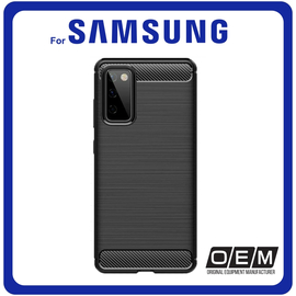 Θήκη Πλάτης - Back Cover, Silicone Σιλικόνη Carbon TPU Black Μαύρο For Samsung Note 20