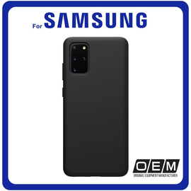 Θήκη Πλάτης - Back Cover, Silicone Σιλικόνη TPU Black Μαύρο for Samsung S20 Plus/ S20 Plus 5G