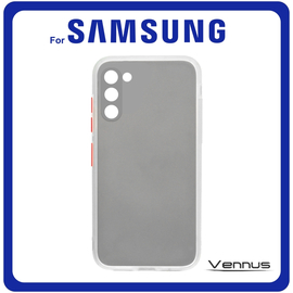 Vennus Θήκη Πλάτης - Back Cover, Silicone Σιλικόνη TPU Silver Ασημί For Samsung S21 Plus 5G
