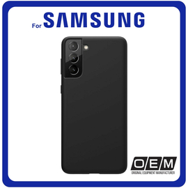 Θήκη Πλάτης - Back Cover, Silicone Σιλικόνη Matt TPU Black Μαύρο For Samsung S21 Plus 5G