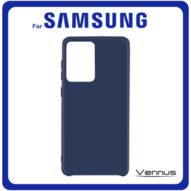 Vennus Θήκη Πλάτης - Back Cover, Silicone Σιλικόνη TPU Navy Blue Μπλε For Samsung S20 Ultra