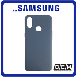Θήκη Πλάτης - Back Cover, Silicone Σιλικόνη Solid TPU Navy Blue Μπλε For Samsung A10S