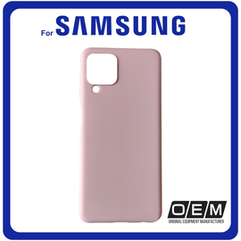 Θήκη Πλάτης - Back Cover, Silicone Σιλικόνη Matt TPU Powder Pink Ροζ For Samsung A22 4G