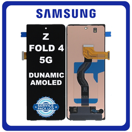 Γνήσια Original Samsung Galaxy Z Fold 4 5G (SM-F936B, SM-F936B/DS) Dynamic AMOLED LCD Display Screen Οθόνη + Touch Screen Digitizer Μηχανισμός Αφής Black Μαύρο GH96-15279A (Service Pack By Samsung)