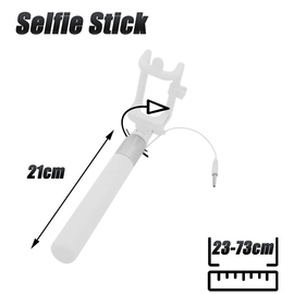 Aiino Selfie Stick Λευκό