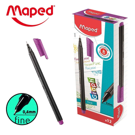 Maped Στυλό Extra Fine tip 0.4mm Sweet Violet (12 Τεμάχια)