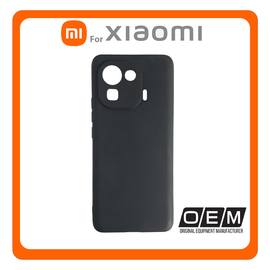 Θήκη Πλάτης - Back Cover, Silicone Σιλικόνη Matt TPU Black Μαύρο For Xiaomi Mi 11 Pro