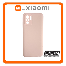 Θήκη Πλάτης - Back Cover, Silicone Σιλικόνη Matt TPU Powder Pink Ροζ For Xiaomi Redmi Note 10 4G/Redmi Note 10S