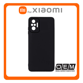 Θήκη Πλάτης - Back Cover, Silicone Σιλικόνη Matt TPU Black Μαύρο For Xiaomi Redmi Note 10 Pro/10 Pro Max