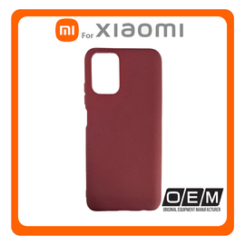 Θήκη Πλάτης - Back Cover, Silicone Σιλικόνη Matt TPU Burgundy Μπορντό For Xiaomi Redmi Note 10 Pro/Note 10 Pro Max