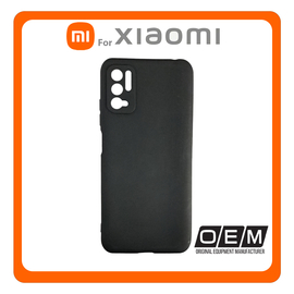 Θήκη Πλάτης - Back Cover, Silicone Σιλικόνη Matt TPU Black Μαύρο For Xiaomi Redmi Note 10 5G/Poco M3 Pro/M3 Pro 5G