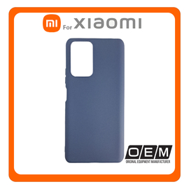 Θήκη Πλάτης - Back Cover, Silicone Σιλικόνη Matt TPU Dark Blue Μπλε For Xiaomi Redmi Note 10 Pro/10 Pro Max