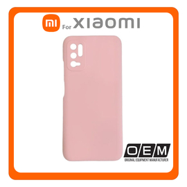 Θήκη Πλάτης - Back Cover, Silicone Σιλικόνη Matt TPU Powder Pink Ροζ For Xiaomi Redmi Note 10 5G/Poco M3 Pro/M3 Pro 5G
