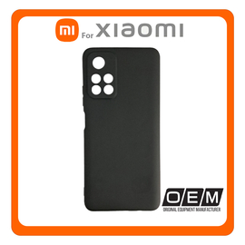 Θήκη Πλάτης - Back Cover, Silicone Σιλικόνη Matt TPU Black Μαύρο For Xiaomi Redmi Note 11T 5G/Note 11S 5G/Poco M4 Pro 5G