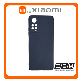 Θήκη Πλάτης - Back Cover, Silicone Σιλικόνη Matt TPU Dark Blue Μπλε For Redmi Note 11 Pro 4G/5G