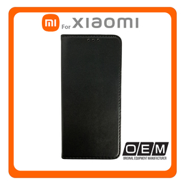 Θήκη Book Magnetic Leather Δερματίνη Black Μαύρο For Xiaomi Redmi Note 11 Pro 4G/5G