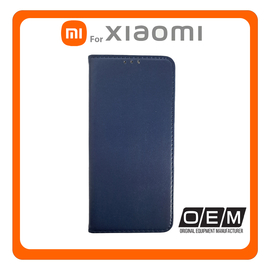 Θήκη Book Magnetic Leather Δερματίνη Navy Blue Μπλε For Redmi Note 11 Pro 4G/5G