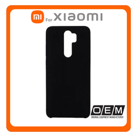 Θήκη Πλάτης - Back Cover, Silicone Σιλικόνη Matt Black Μαύρο Black Μαύρο For Xiaomi Redmi 9