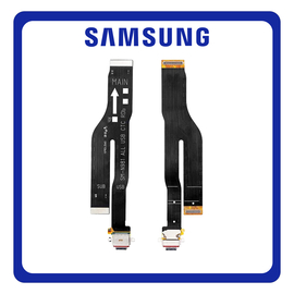 Γνήσια Original Samsung Galaxy Note 20 4G (SM-N980F, SM-N980F/DS), Note 20 5G (SM-N981B, SM-N981B/DS) USB Type-C Charging Dock Connector Flex Sub Board, Υπό Πλακέτα Φόρτισης + Main LCD Flex Cable Καλωδιοταινία Οθόνης GH59-15304A (Service Pack By Samsung)