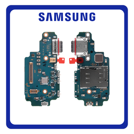 Γνήσια Original Samsung Galaxy S22 Ultra 5G (SM-S908B, SM-S908B/DS), USB Type-C Charging Dock Connector Flex Sub Board, Καλωδιοταινία Υπό Πλακέτα Φόρτισης + Microphone Μικρόφωνο GH96-14802A (Service Pack By Samsung)