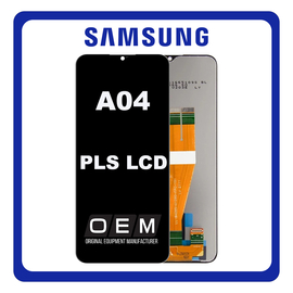 HQ OEM Συμβατό Για Samsung Galaxy A04 (SM-A045F, SM-A045F/DS) PLS LCD Display Screen Assembly Οθόνη + Touch Screen Digitizer Μηχανισμός Αφής Black Μαύρο (Grade AAA+++)