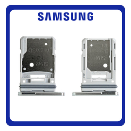 Γνήσια Original Samsung Galaxy S20 FE 4G (SM-G780F), Galaxy S20 FE 5G (SM-G781B) SIM Card Tray + Micro SD Tray Slot Υποδοχέας Βάση Θήκη Κάρτας SIM Cloud White Άσπρο GH98-46007B (Service Pack By Samsung)