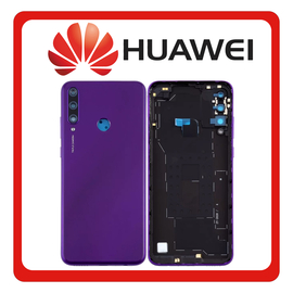 HQ OEM Συμβατό Για Huawei Y6p (MED-LX9, MED-LX9N) Rear Back Battery Cover Πίσω Κάλυμμα Καπάκι Πλάτη Μπαταρίας + Camera Lens Τζαμάκι Κάμερας Phantom Purple Μωβ (Grade AAA+++)