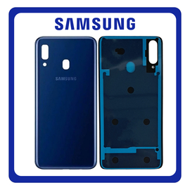 HQ OEM Συμβατό Για Samsung Galaxy A20s (SM-A207F, SM-A207M, SM-A2070) Rear Back Battery Cover Πίσω Κάλυμμα Καπάκι Πλάτη Μπαταρίας Blue Μπλε (Grade AAA+++)