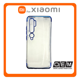 Θήκη Πλάτης - Back Cover, Silicone Σιλικόνη Electro Blue Μπλε For Xiaomi Mi Note 10 Pro