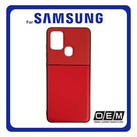 Θήκη Πλάτης - Back Cover, Silicone Σιλικόνη Elegance TPU Red Κόκκινο For Samsung A21s