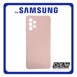 Θήκη Πλάτης - Back Cover, Silicone Σιλικόνη Matt TPU Pink Ροζ For Samsung A32 4G
