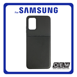 Θήκη Πλάτης - Back Cover, Silicone Σιλικόνη Elegance TPU Black Μαύρο For Samsung A03S