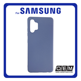 Θήκη Πλάτης - Back Cover, Silicone Σιλικόνη Matt TPU Blue Μπλε For Samsung A32 4G
