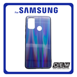 Θήκη Πλάτης - Back Cover, Silicone Σιλικόνη Aurora TPU Blue Μπλε For Samsung A21S