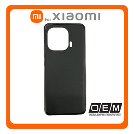 Θήκη Πλάτης - Back Cover, Silicone Σιλικόνη Matt Black Μαύρο For Xiaomi Mi 11 Pro