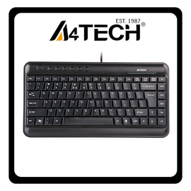 A4Tech KLS-5 Natural X-Slim Multimedia Keyboard Ενσύρματο Πληκτρολόγιο Black Μαύρο