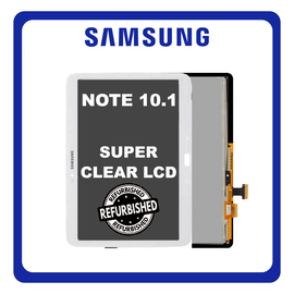 New Refurbished Samsung Galaxy Note 10.1 (2014) (SM-P600, SM-P601) Super clear LCD Display Screen Assembly Οθόνη + Touch Screen Digitizer Μηχανισμός Αφής White Άσπρο