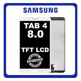 New Refurbished Samsung Galaxy Tab 4 8.0 (SM-T330) TFT LCD Display Screen Assembly Οθόνη + Touch Screen Digitizer Μηχανισμός Αφής White Άσπρο