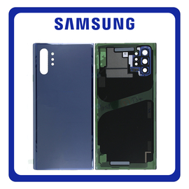 HQ OEM &Sigma;&upsilon;&mu;&beta;&alpha;&tau;ό &Mu;&epsilon; Samsung Galaxy Note10+, Galaxy Note 10 Plus (SM-N975F, SM-N975U) Rear Back Battery Cover &Pi;ί&sigma;&omega; &Kappa;ά&lambda;&upsilon;&mu;&mu;&alpha; &Kappa;&alpha;&pi;ά&kappa;&iota; &Mu;&pi;&alpha;&tau;&alpha;&rho;ί&alpha;&sigmaf; Aura Blue &Mu;&pi;&lambda;&epsilon; (Premium A+​)