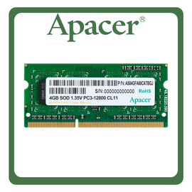Apacer 4GB DDR3 RAM Με Ταχύτητα 1600 MHz AS04GFA60CATBGJ For Laptop