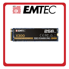Emtec X300 M2 SSD Power Pro 256GB M.2 NVMe PCI Express 3.0 Solid State Drive Σκληρός Δίσκος ECSSD256GX300