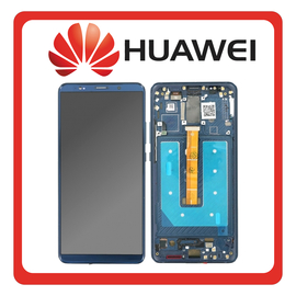 HQ OEM Συμβατό Για Huawei Mate 10 Pro, Huawei Mate10Pro (BLA-L29, BLA-L09) OLED LCD Display Screen Assembly Οθόνη + Touch Screen Digitizer Μηχανισμός Αφής + Frame Bezel Πλαίσιο Σασί Blue Μπλε Without Logo (Grade AAA+++)
