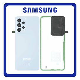 Γνήσια Original Samsung Galaxy A53 5G (SM-A536B, SM-A536B/DS) Rear Back Battery Cover Πίσω Κάλυμμα Καπάκι Πλάτη Μπαταρίας Blue Μπλε GH82-28017C (Service Pack By Samsung)